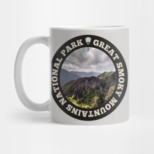 Great Smoky Mountains National Park circle Mug